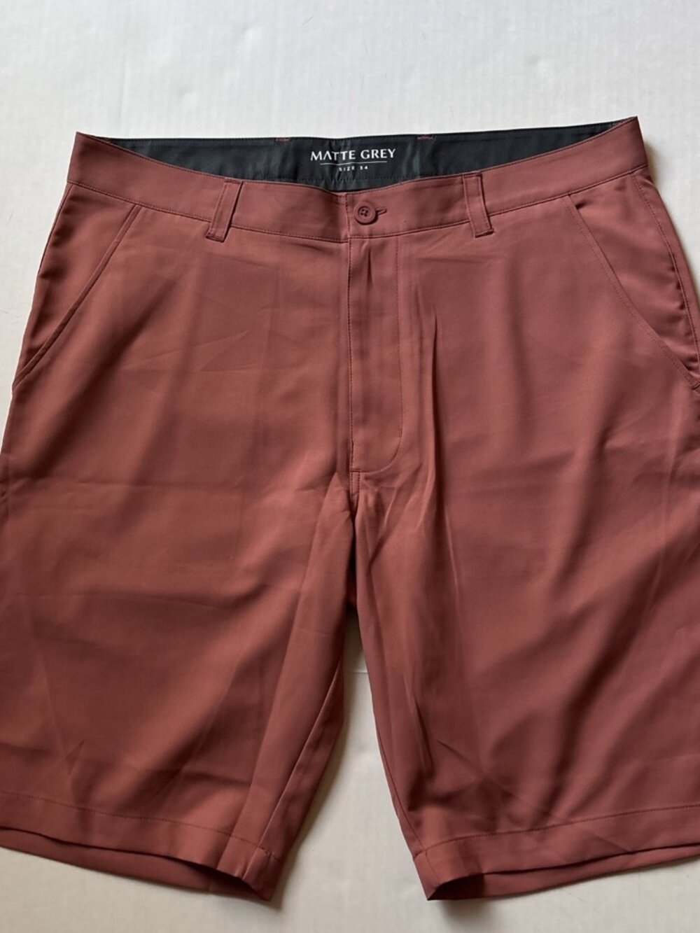 Matte Grey Shorts Corral Size 34 Preppy Golf Shorts